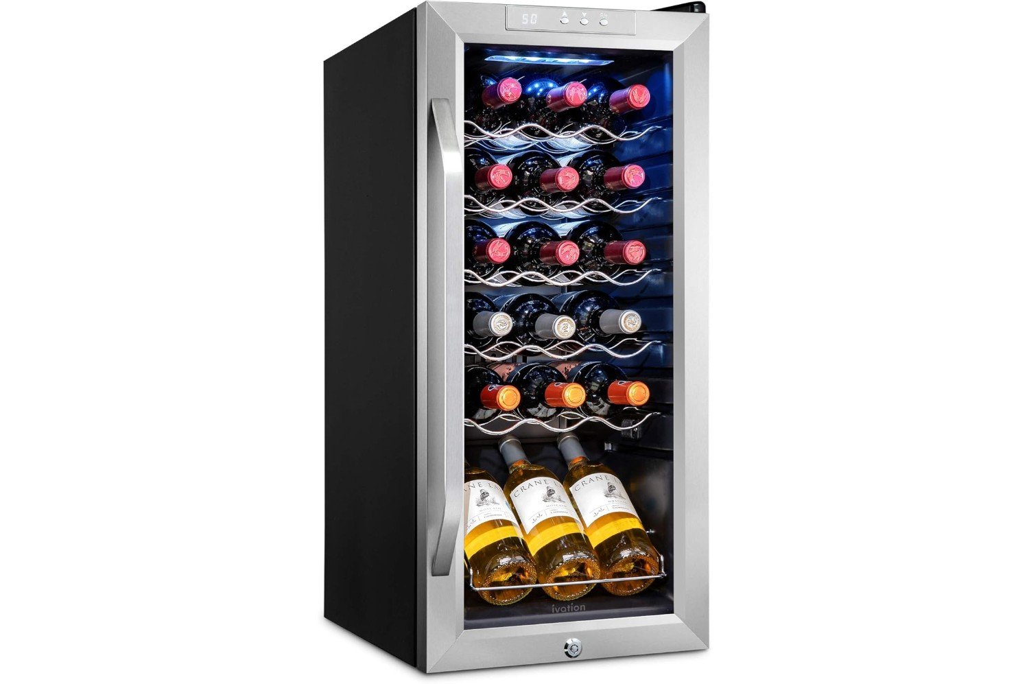 Digital Temperature Control Fridge Stainless Steel